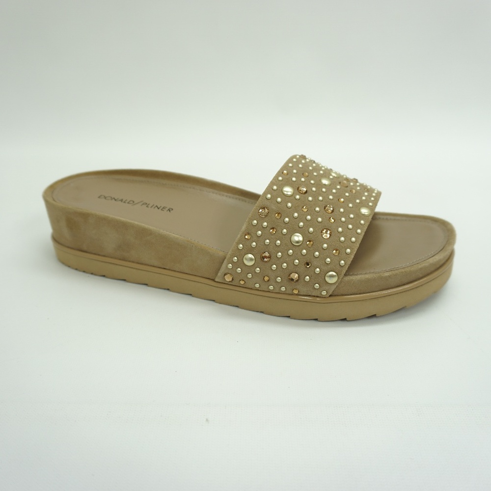 NEW Donald Pliner Slide Embellished Sandals 9.5